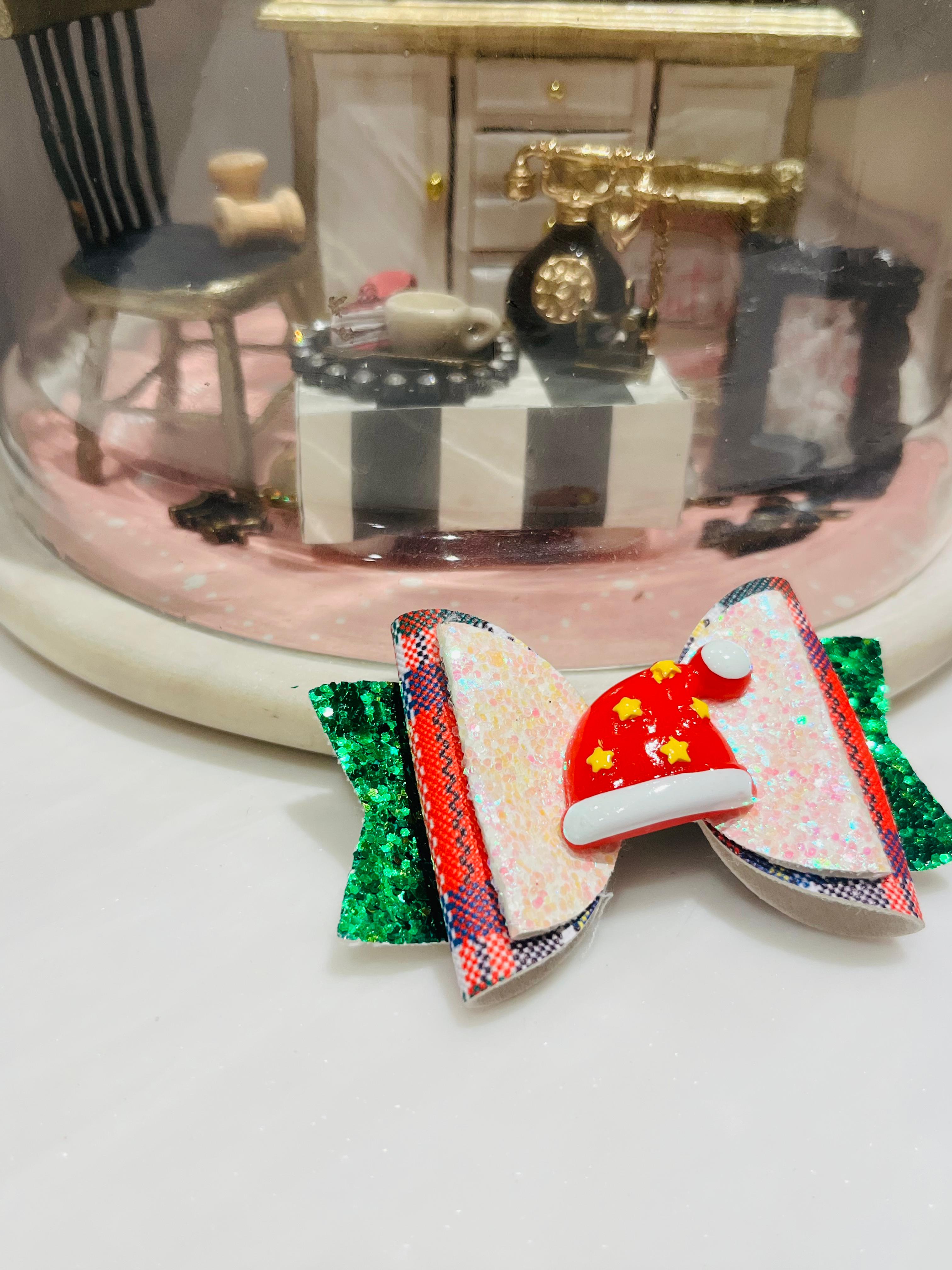 Merry & Bright Bow Alligator Hair Clip