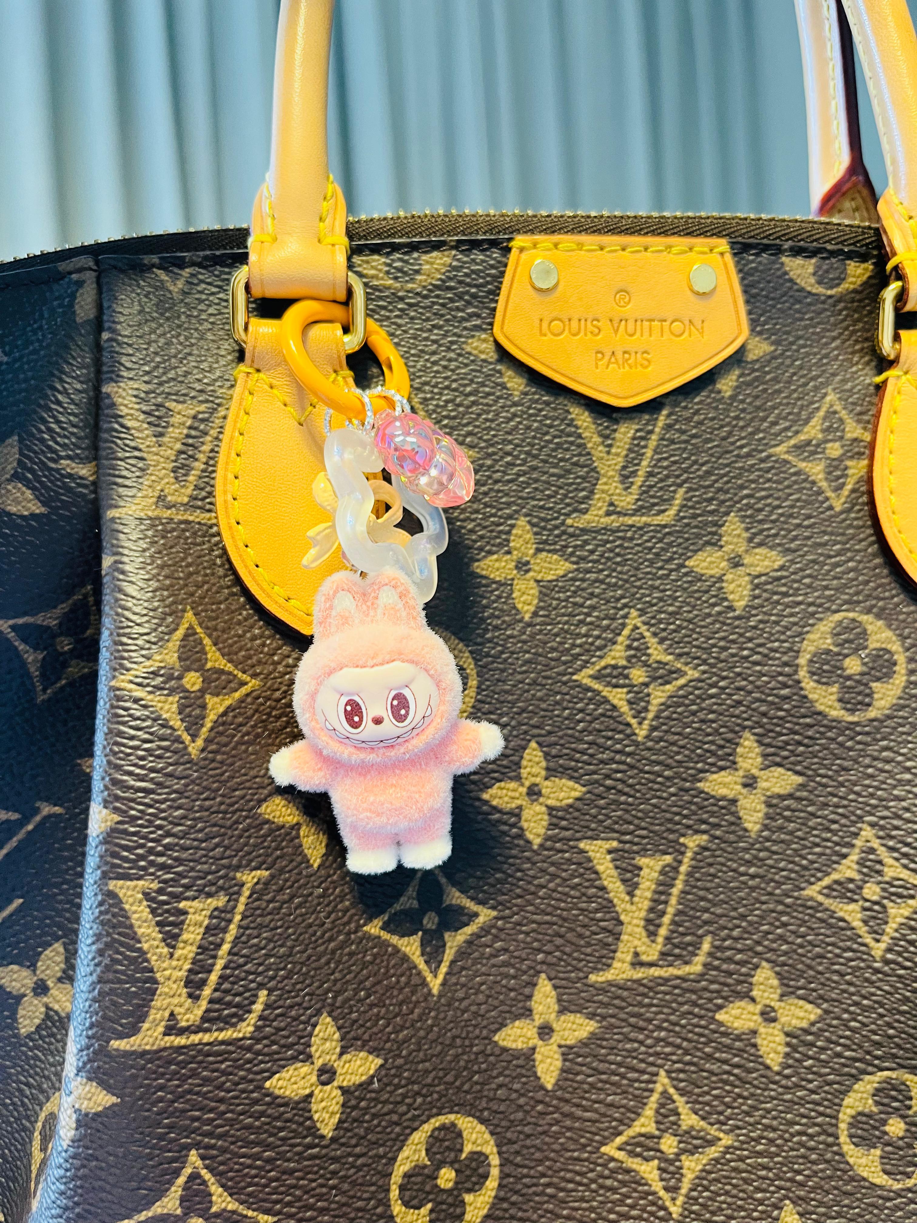 Fluffino Pink Labubu Bag Charm