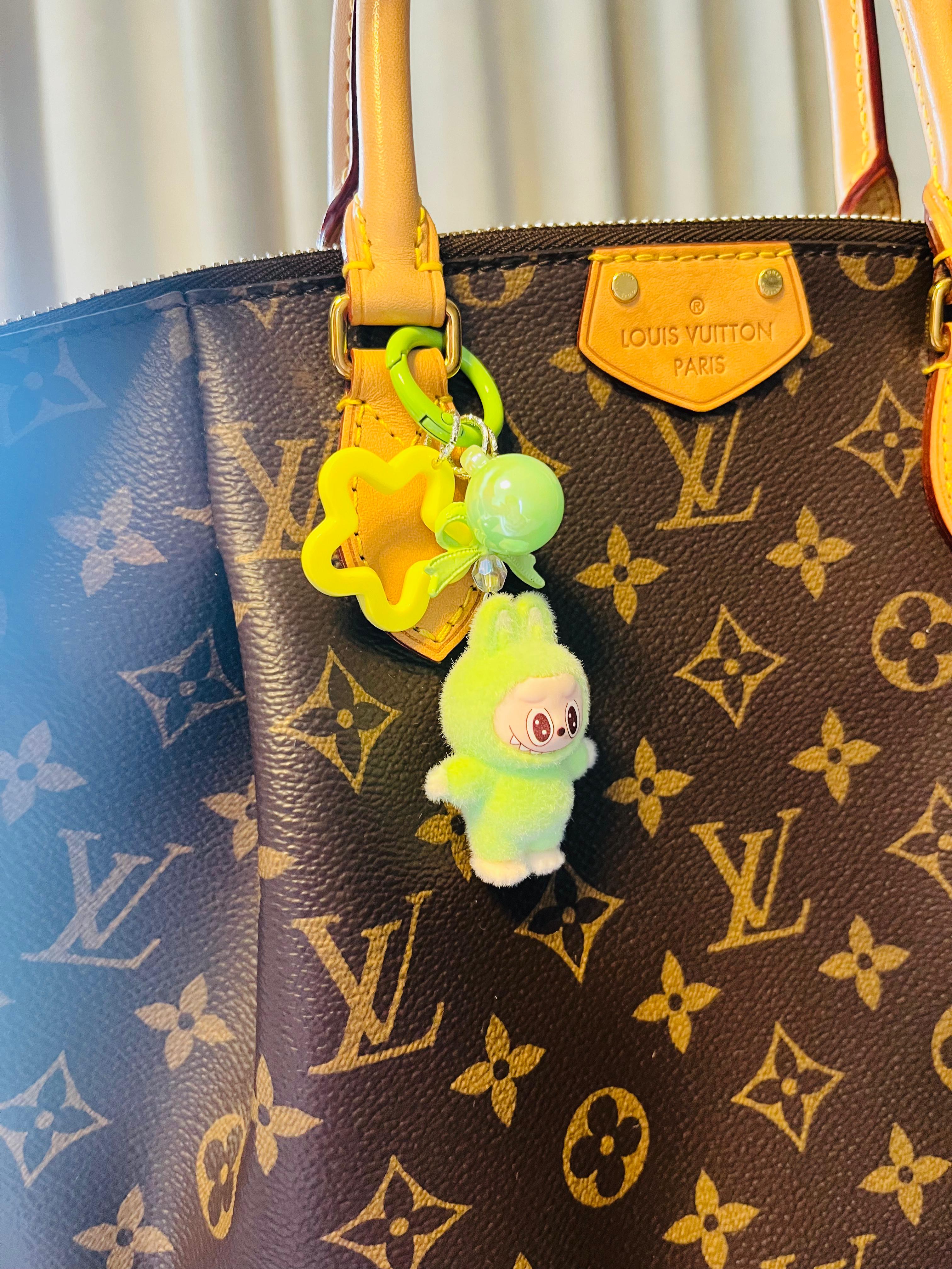 Fluffino Mint Green Labubu Bag Charm