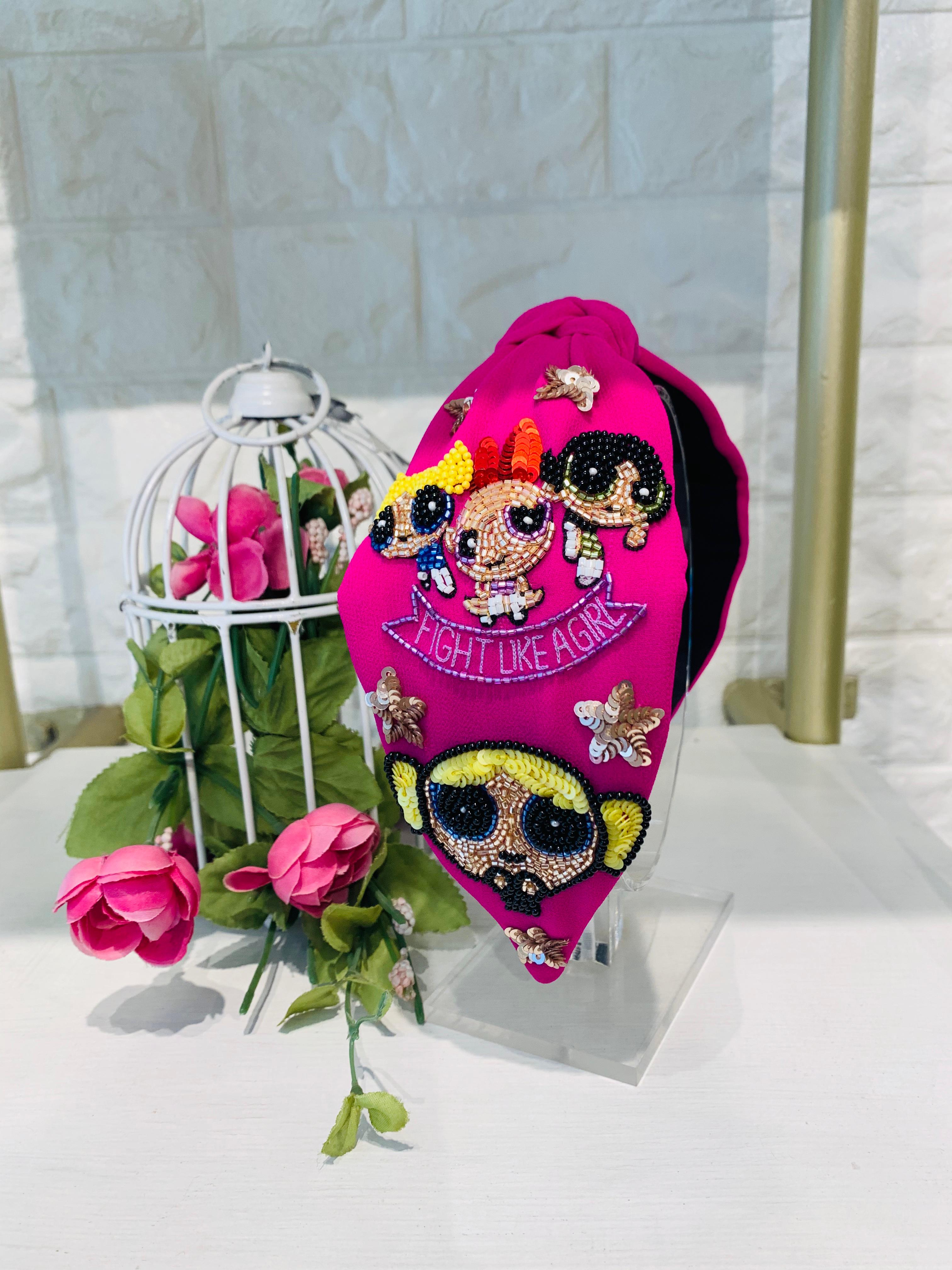 Fight Like A Girl Turban Hairband