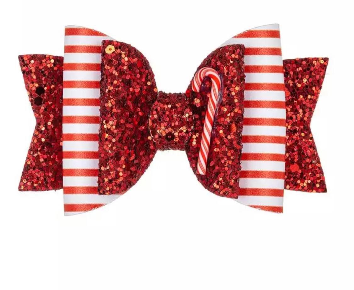 Red Ribbon Candy Bow