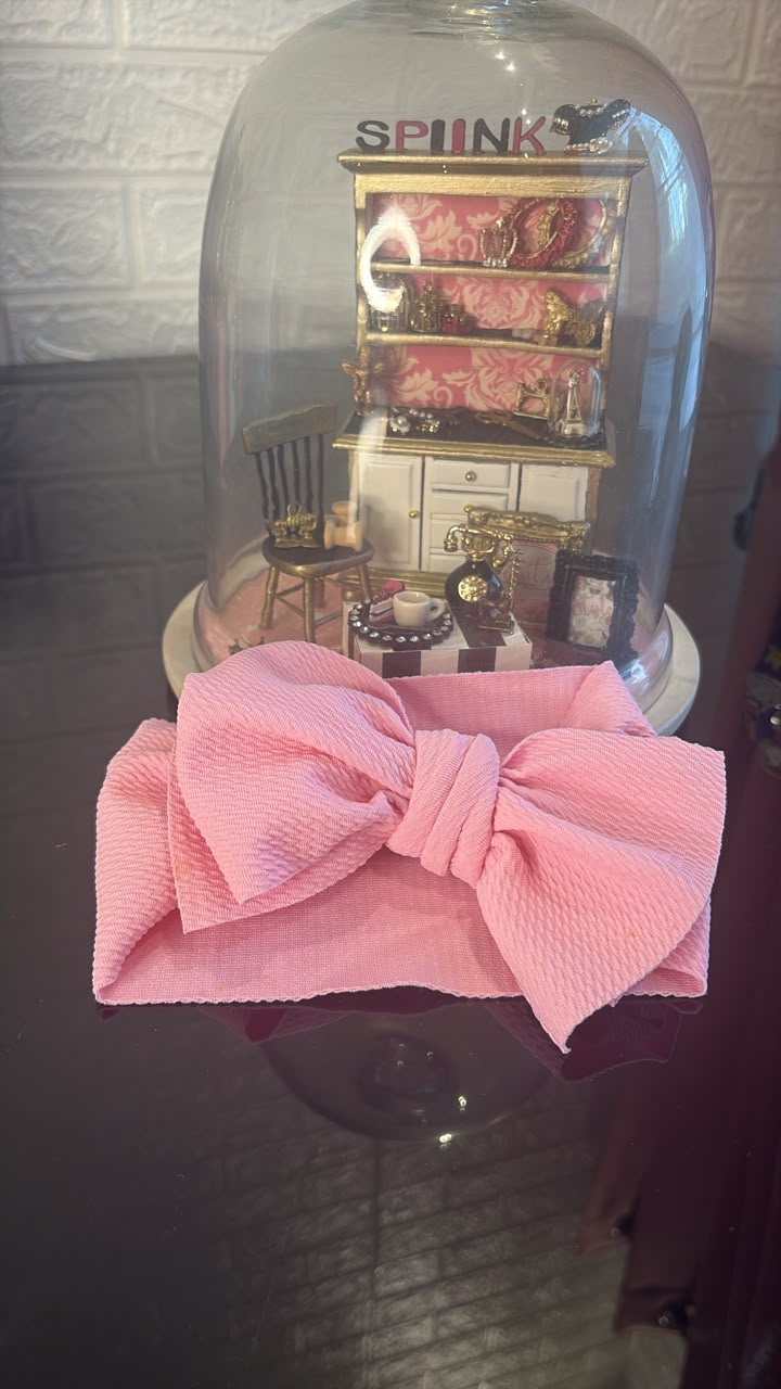 Pink Bandeau Headband