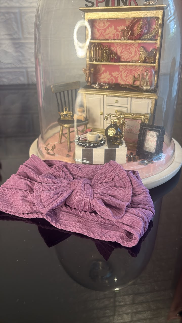 Purple Bandeau Headband