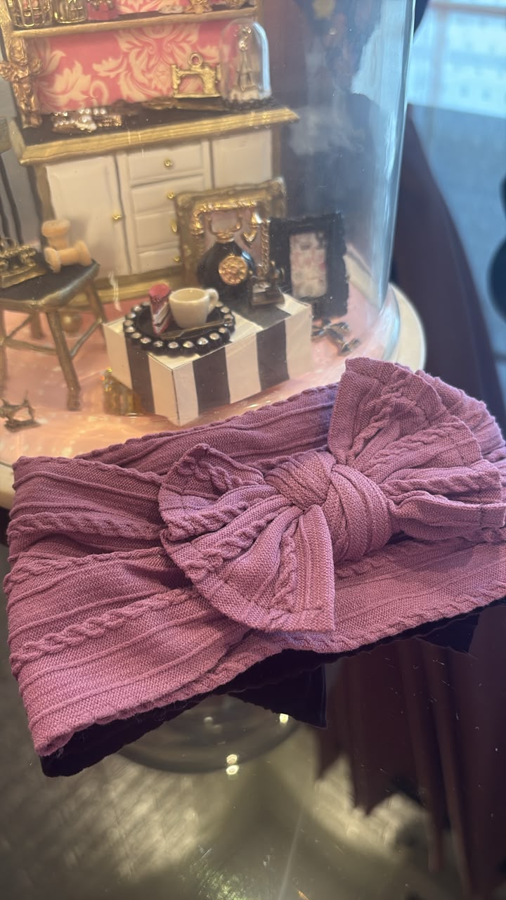 Purple Bandeau Headband