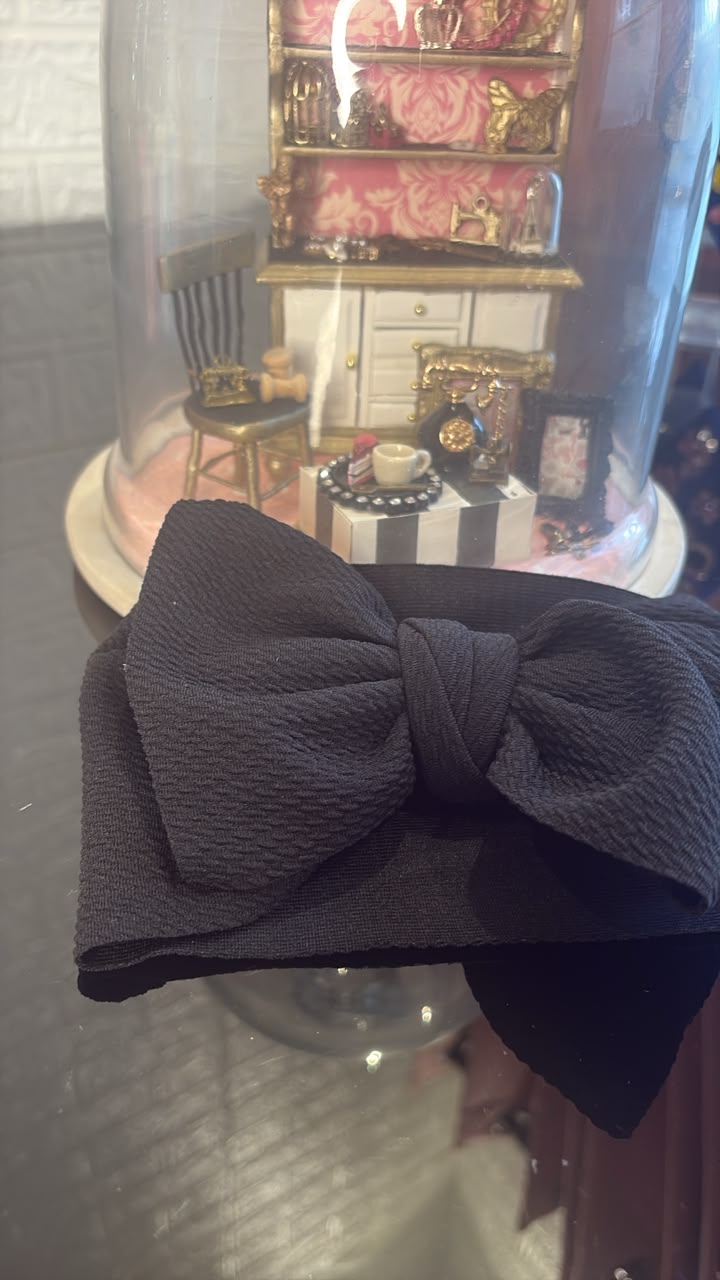 Black Bandeau Headband