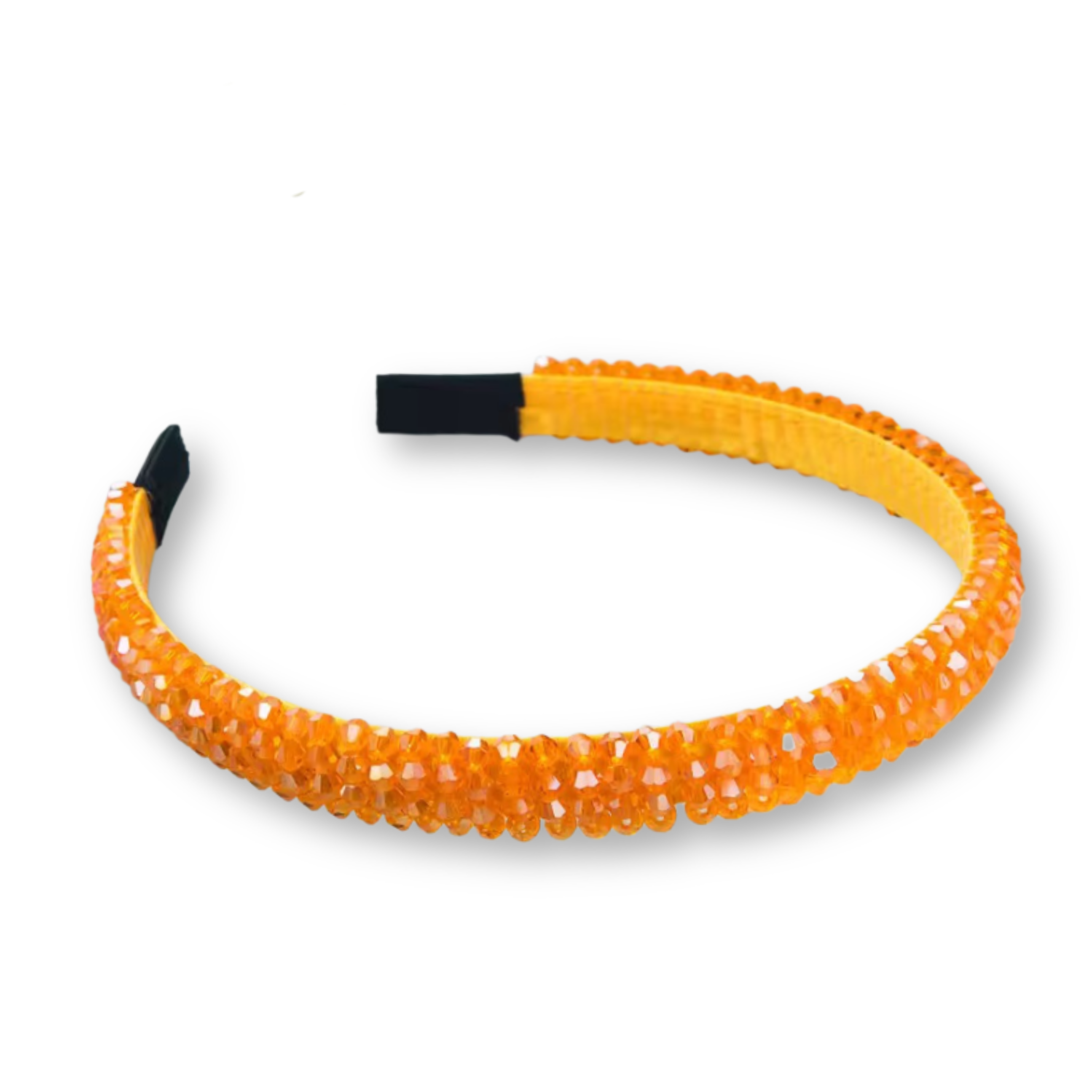 Orange Beaded Hairband