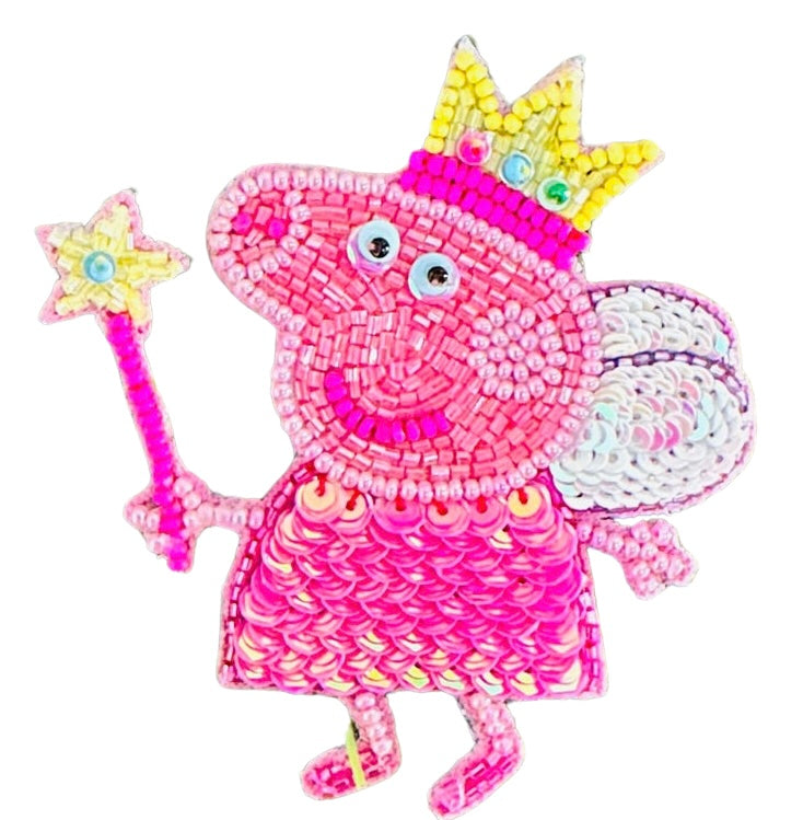 Piggy Fairy Brooch
