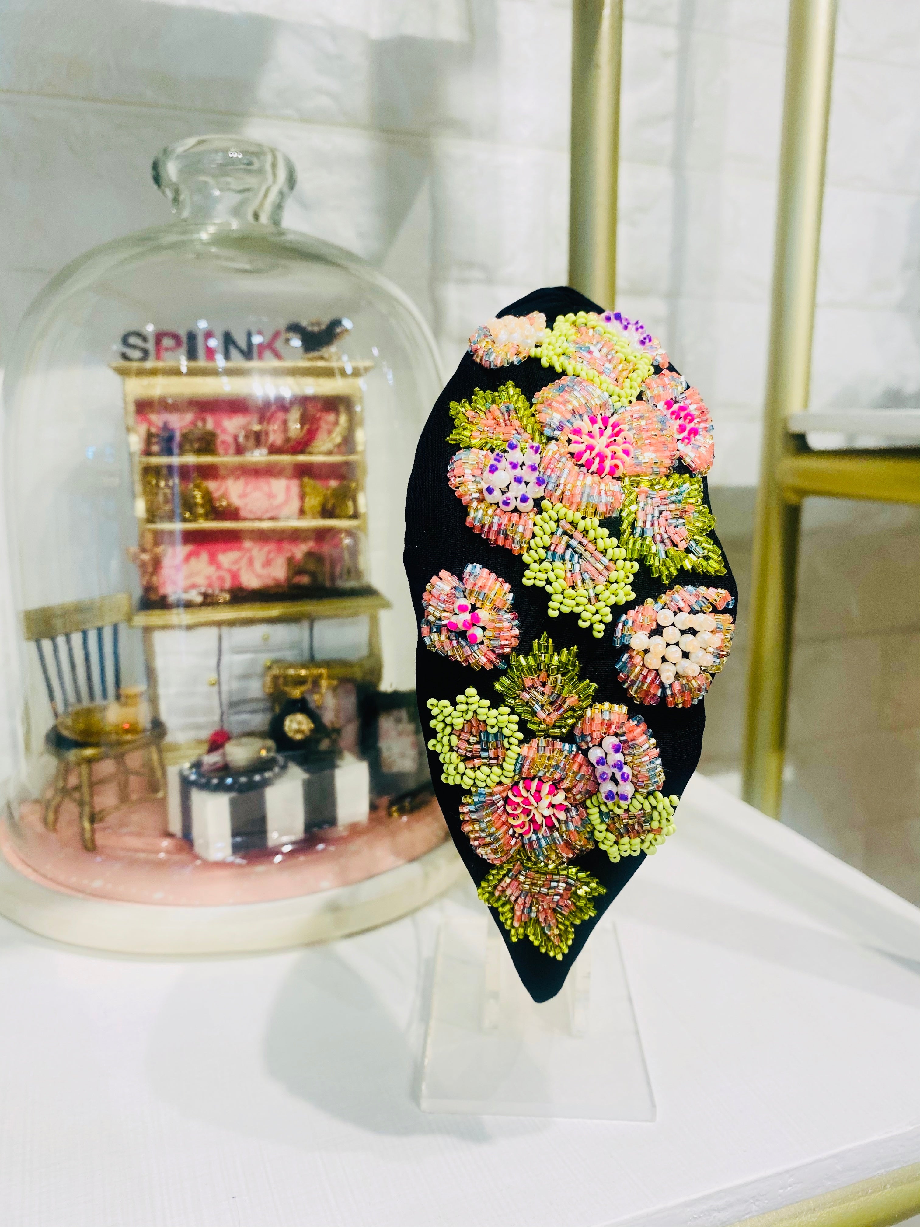 Zohra Black Turban Hairband