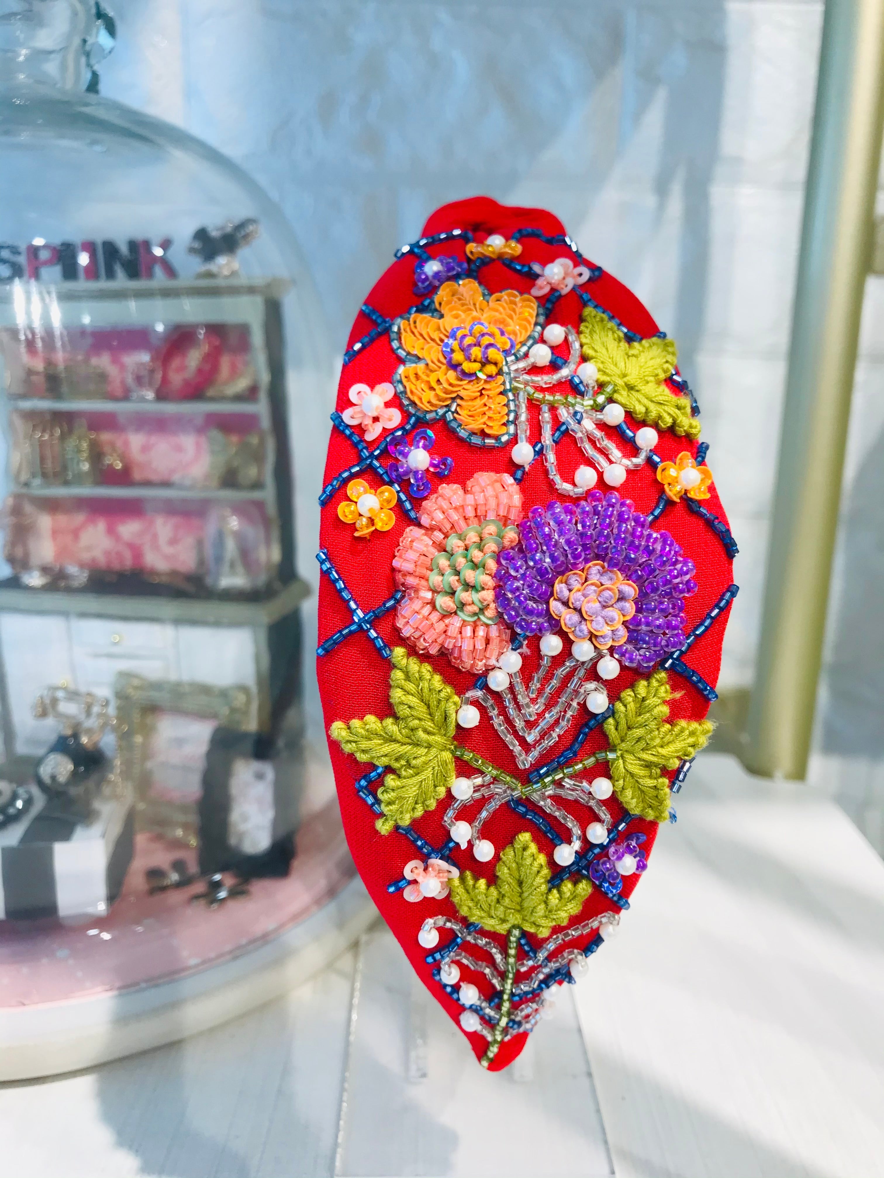 Floral Barbie Pink Beauty Turban Hairband