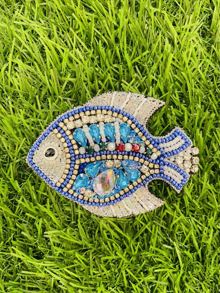 Fish Multicoloured Brooch